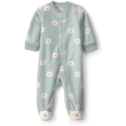 Carter's Baby Girls' Fleece Sleep and Play