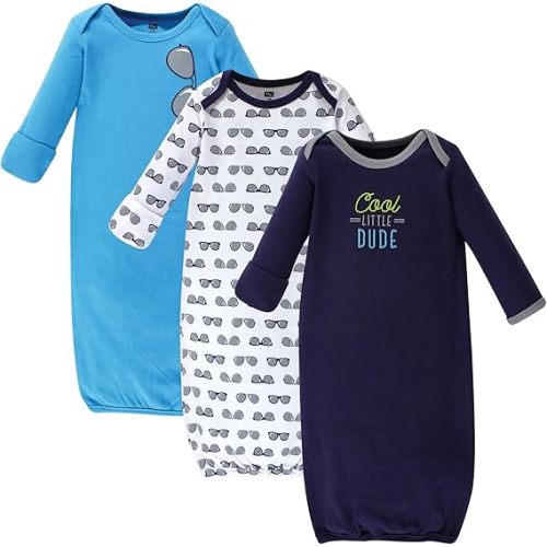 Hudson Baby Unisex Baby Cotton Gowns