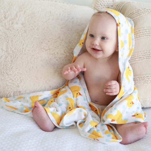 Bamboo Hooded Towel | Rubber Ducks