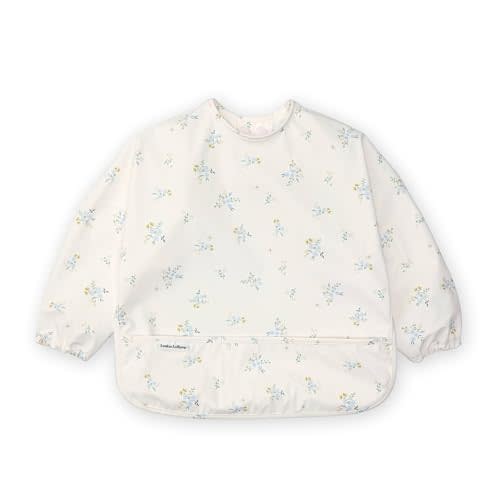 Loulou Lollipop Long Sleeve Mess Free Waterproof Bibs, for baby boys and girls 6-36 Months, Machine Washable, Travel Friendly