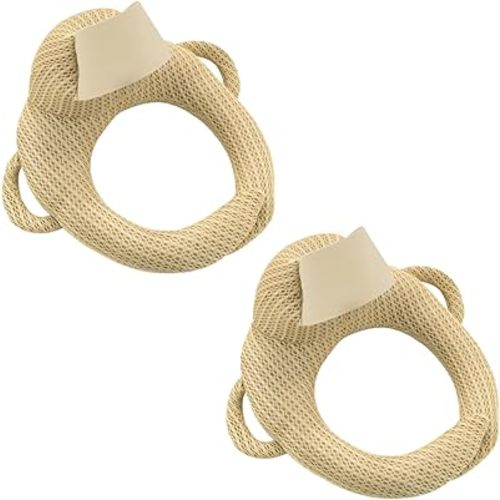 2 Pack Nursing Pillow for Bottle Feeding, Soft and Cozy Support for Mom Feeding Comfort (Beige)