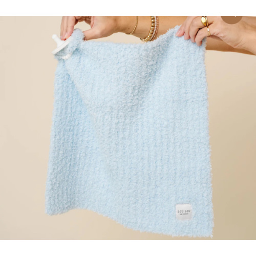Chenille Blanket - Sky Blue - Mini/Lovey