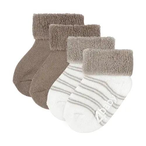 4baby Booties 2 Pack Dogs Natural | Baby Bunting AU
