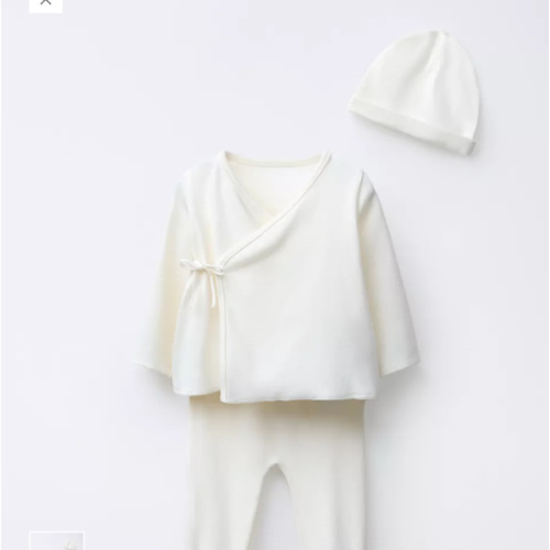 NEWBORN SET AND POUCH - Oyster-white | ZARA United States