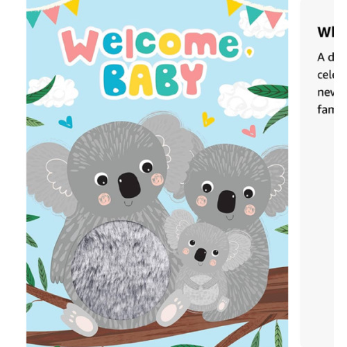 Welcome, Baby - Touch and Feel Board Books - Sensory Board Book (Touch & Feel Sensory Board Books for Baby & Toddler Time)