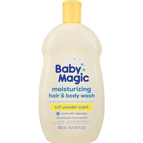 Baby Magic Moisturizing Hair & Body Wash, 16.5 Fl Oz