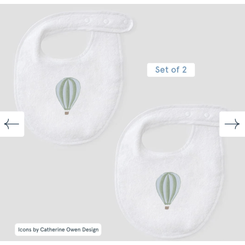 Catherine Owen x Weezie Bibs (pair)