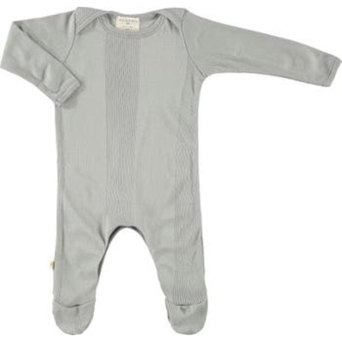 Ribbed Cotton & Modal Footie