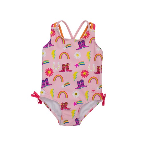 UPF50 Sun Protected Cross-Back One Piece, 3-6M