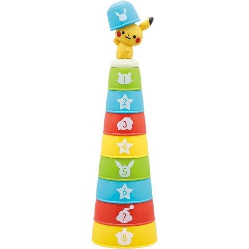 Pokemon Monpoke Stucking Cup Toy Pikachu Toy Royal Japan