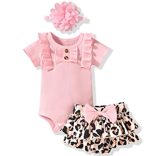 Aalizzwell Newborn Infant Baby Girls Summer Outfit