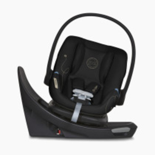 Cybex Aton G Swivel Infant Car Seat with SensorSafe - Moon Black, 1