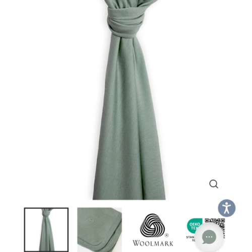 Woolino - Baby Swaddle Blanket | Natural Merino Wool Swaddler