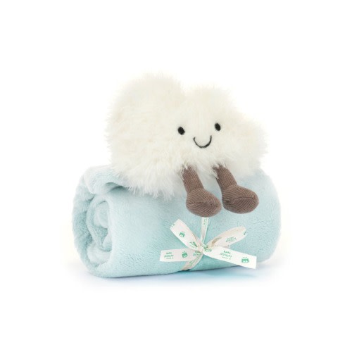Amuseables Cloud 3.5-Inch Plushie & Soother Blanket