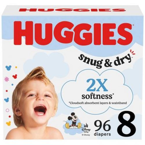 Huggies Snug & Dry Disposable Diapers - (Select Size and Count)