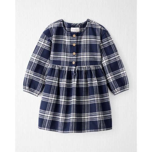 Toddler Girl Organic Cotton Flannel Dress  - Little Planet | Carter's