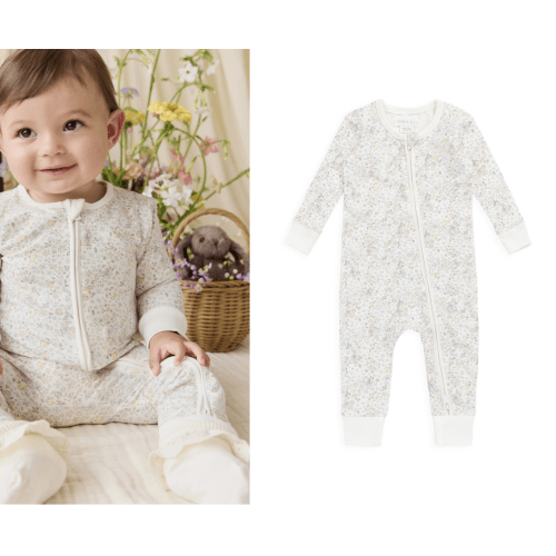 Organic Cotton Jude Onepiece – Cottage Garden