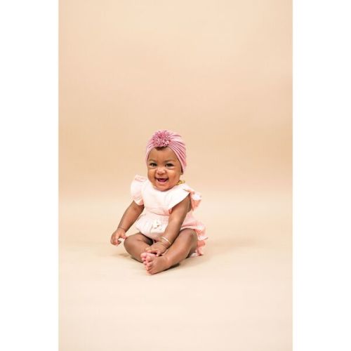 Classic Rose Headwrap, Dusty Pink - Sweet Peas Co. | Maisonette