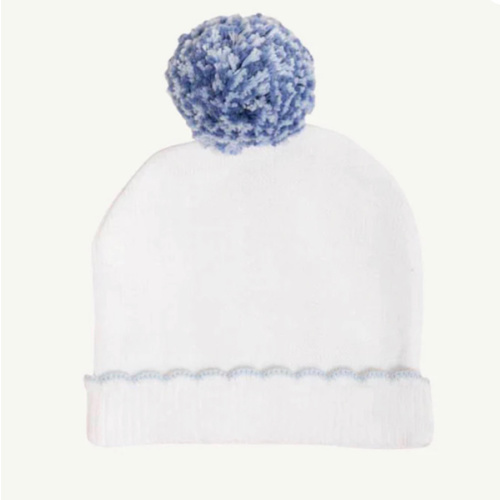 I'm Here Hat - Worth Avenue White with Buckhead Blue