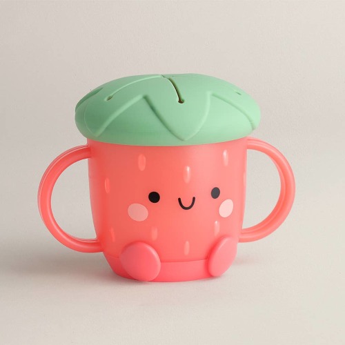 Itzy Snack Cup™ - Little Kids Snack Cup - Strawberry