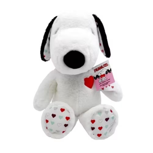Peanuts Snoopy Valentine Plush Baby Learning Toy