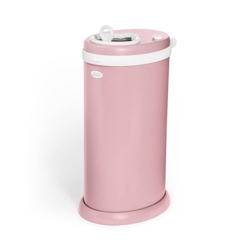 Ubbi Stainless Steel Diaper Pail-Fig Blossom