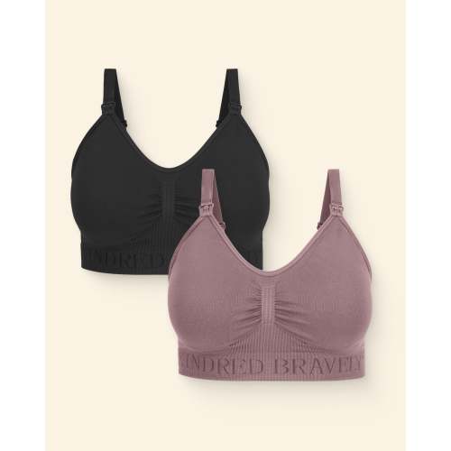 Simply Sublime® Nursing Bra Two-Pack | Beige & Twilight - Kindred Bravely