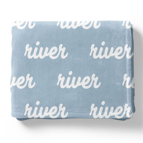 Baby Blues Personalized Color Blanket