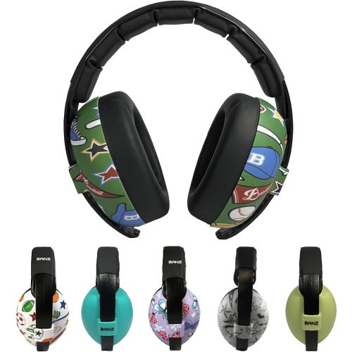 Banz Bubzee Baby Headphones for Noise Protection - Baby Ear Muffs, Newborn Infant & Toddler, 0 to 36 Months, Adjustable