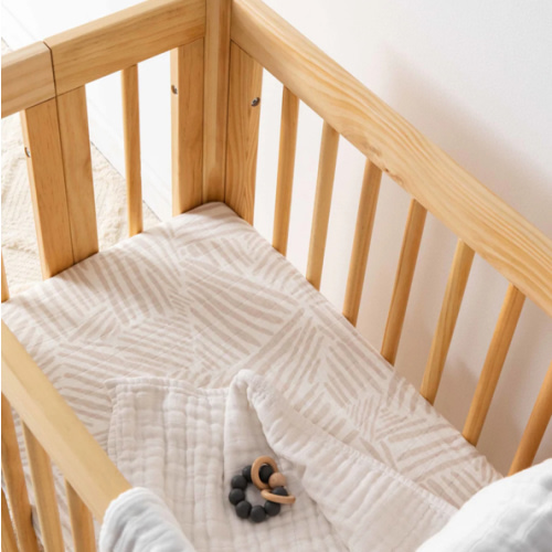 Babyletto All-Stages Bassinet Sheet in GOTS Certified Organic Muslin Cotton