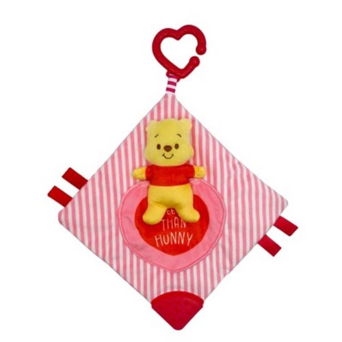 Disney Baby Winnie The Pooh Valentine Hanging Crinkle Activity Square Baby Learning Toy