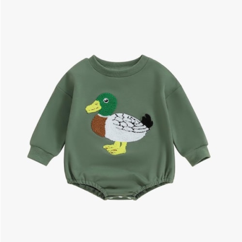 VISGOGO Newborn Infant Baby Boy Girls Oversized Romper Little Dude Sweater Onesie Coming Home Outfit Neutral Clothes