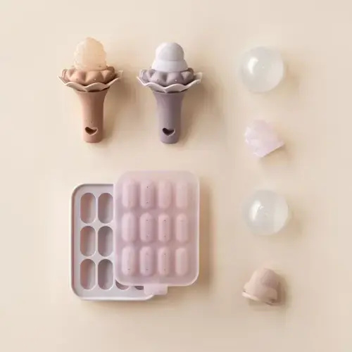 Baby Food Feeder - 2 Pack - Pale Mauve