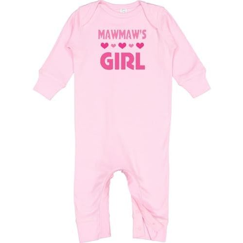 inktastic Mawmaw Girl Grandchild From Grandma Baby Romper Coveralls