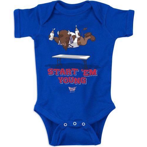 Start 'Em Young Baby Apparel for Buffalo Football Fans (NB-7T)