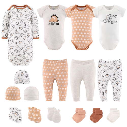 The Peanutshell Newborn Layette Gift Set for Baby Boys or Girls, Tiny Dino, 16 Essential Pieces,0-3 Months - Walmart.ca