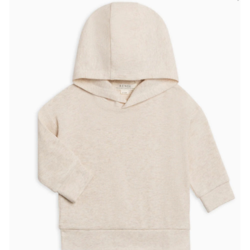 Cooper Waffle Knit Hooded Pullover