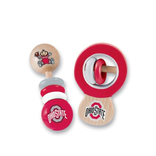 Ohio State Buckeyes NCAA Wood Rattle 2-Pack | MasterPieces® – MasterPieces Puzzle Company INC