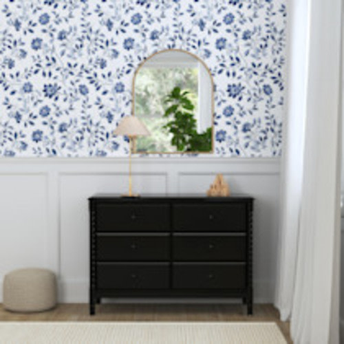 daVinci Jenny Lind Spindle 6-Drawer Dresser - Ebony