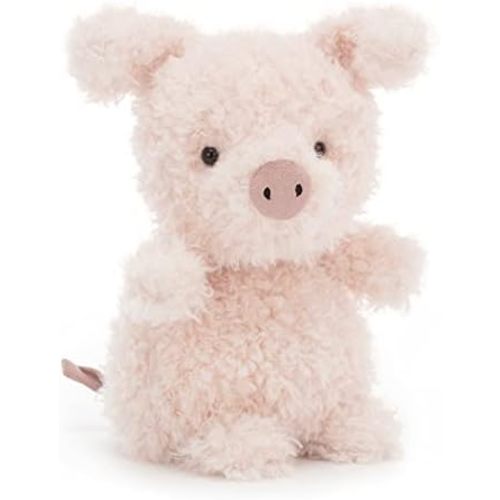 Jellycat Little Pig Stuffed Animal, 7 inches - Farmyard Plush Toy - Classic Children's Gift