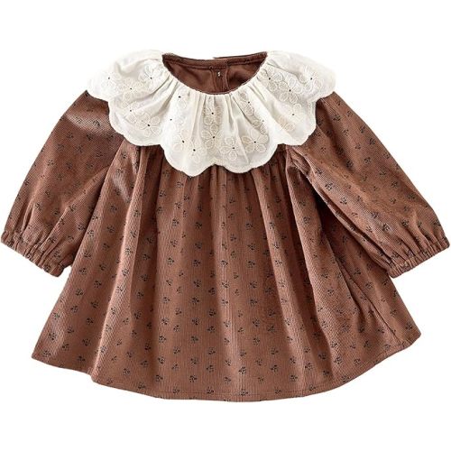 Spring Baby Toddler Girls' Long Sleeve Princess Dress - Cute & Stylish Outfit for Spring/Fall