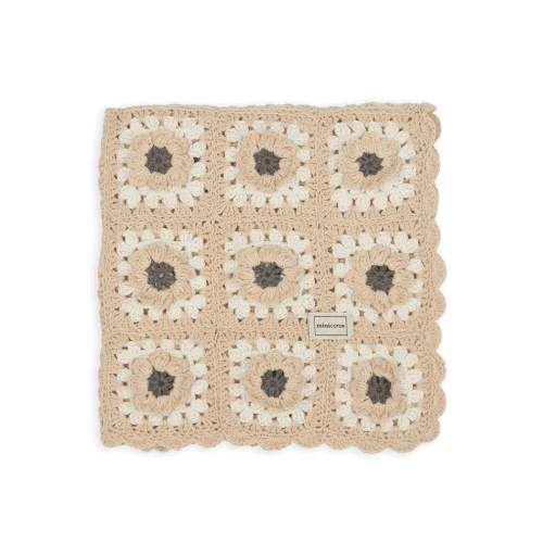 Blanket Crochet Flower Rose · Minicoton