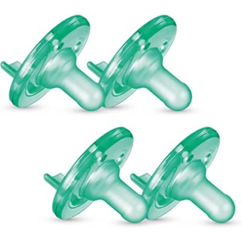 Philips AVENT Soothie 3-18 months, green/green, 4 pack, SCF192/45