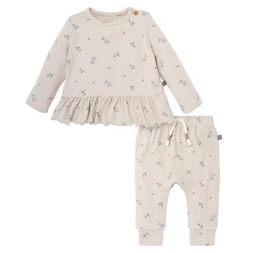 Modern Moments by Gerber Baby Girls' Hacci Top and Pant Set