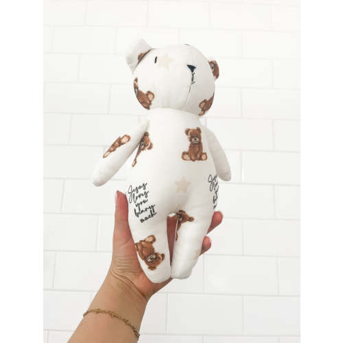 Jesus Loves You Beary Much Bamboo Bear Stuffy – OUR HOUSE ABOVE