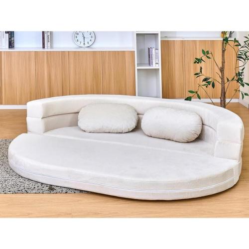 3-in-1 Folding Sofa Bed with Pillow, Memory Bean Bag Chair, - TikTok Shop