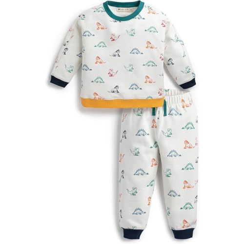 monica + andy Sporty Sweatsuit, 100% Organic Cotton Clothes for Boys & Girls, Outfit Sizes For Kids, Toddler & Infant