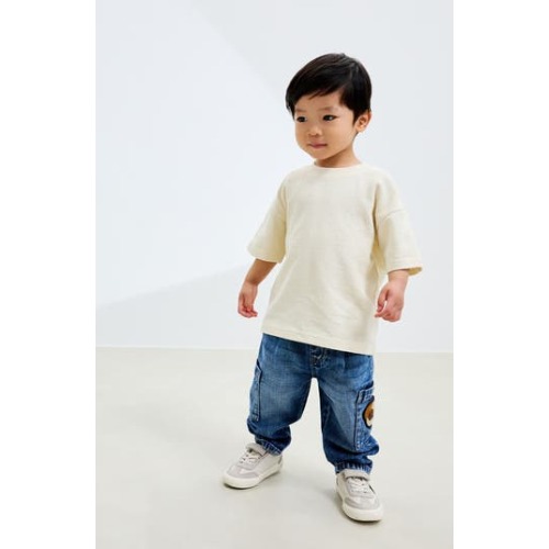 Kids' Dog Patch Straight Leg Jeans, 12-18M