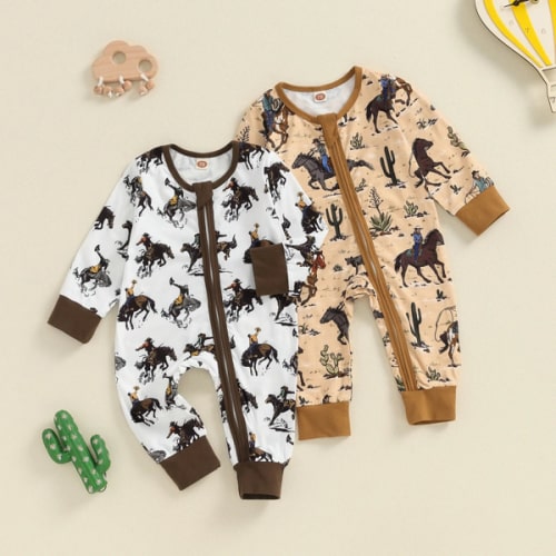 Howdy Cowboy Onesie for Baby & Toddler Boys – Bitsy Bug Boutique