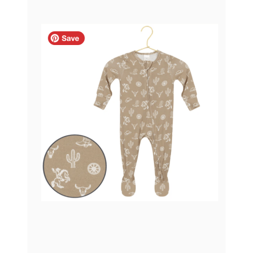 Wyatt Zipper Footies